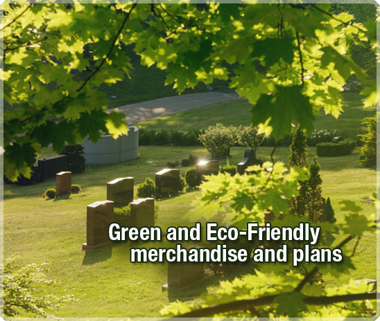 Green and Eco-friendly merchandise and plans